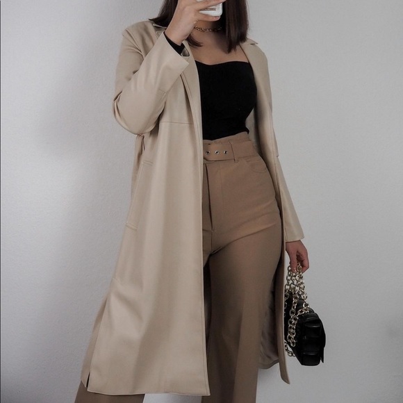 Zara Wide Leg Belted Pants - Picture 7 of 13